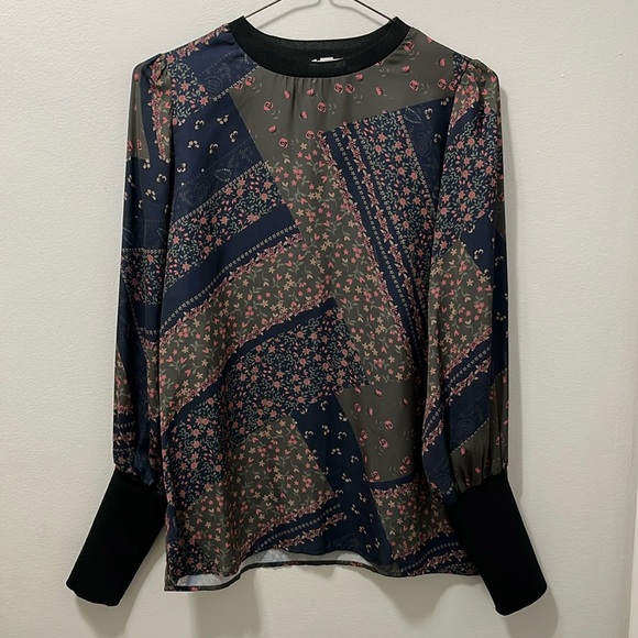 Tristan Patchwork Floral Blouse - Picture 2 of 3